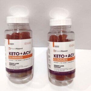 Rapid Ripped KETO+ACV Gummies, RapidRipped For Weight LOSS SUPPORT - 60 Gummies